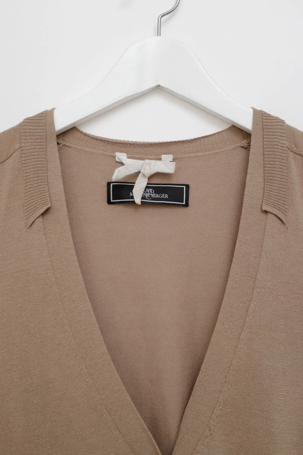 0063_BY MALENE BIRGER BEIGE CASHMERE SILK VEST