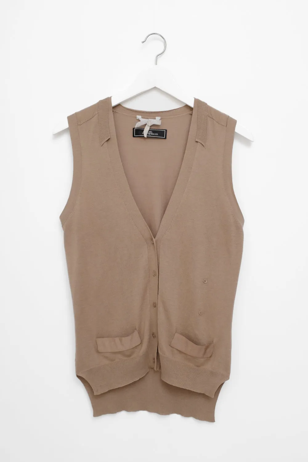 0063_BY MALENE BIRGER BEIGE CASHMERE SILK VEST