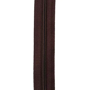 #4.5 Brown, YKK Coil Zipper Tape, Nylon, #4.5C-BRO