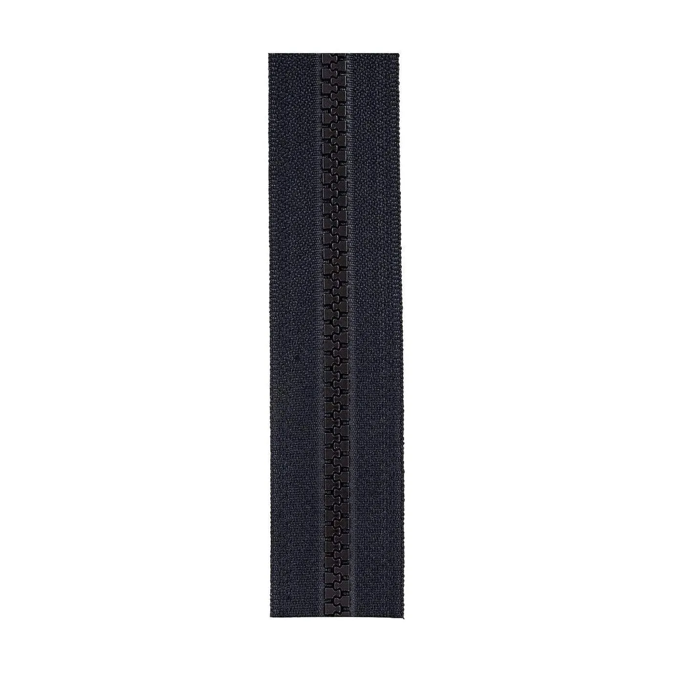 #5 Black, YKK Vislon Zipper Tape with Black Plastic Teeth, #5V-BLK
