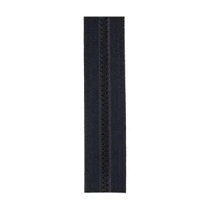 #5 Black, YKK Vislon Zipper Tape with Black Plastic Teeth, #5V-BLK
