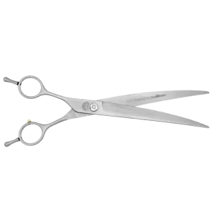8" Premium Curve Left-Handed Grooming Shears by PetStore.Direct