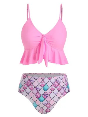 Aqua Luxe Tankini Meerjungfrau Bikini Set