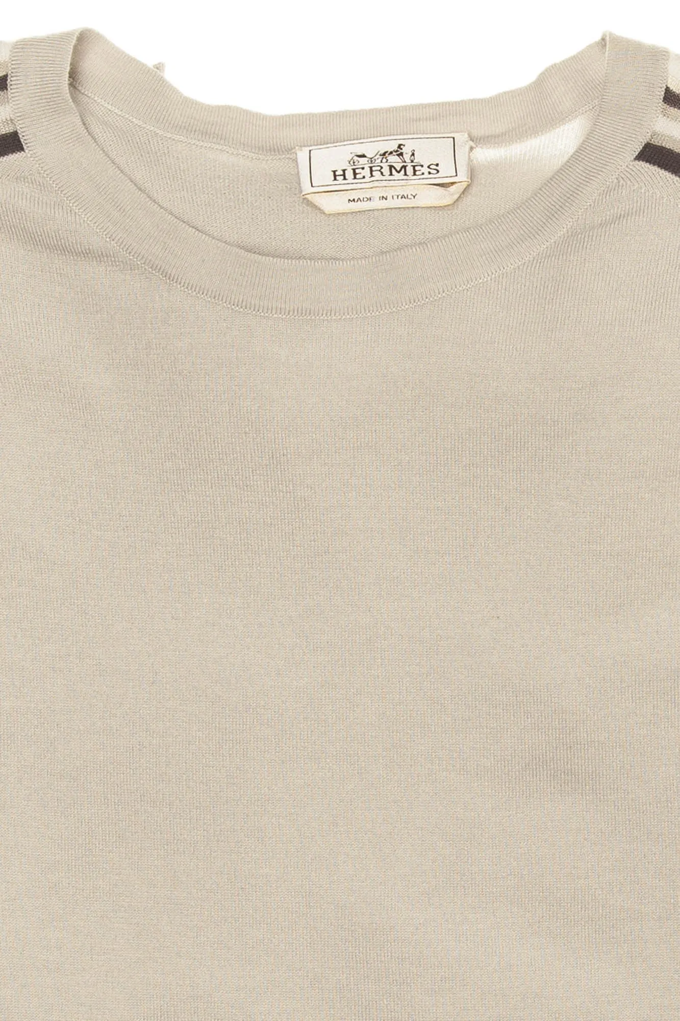 Authentic Hermes - Beige Long Sleeve Shirt - XL