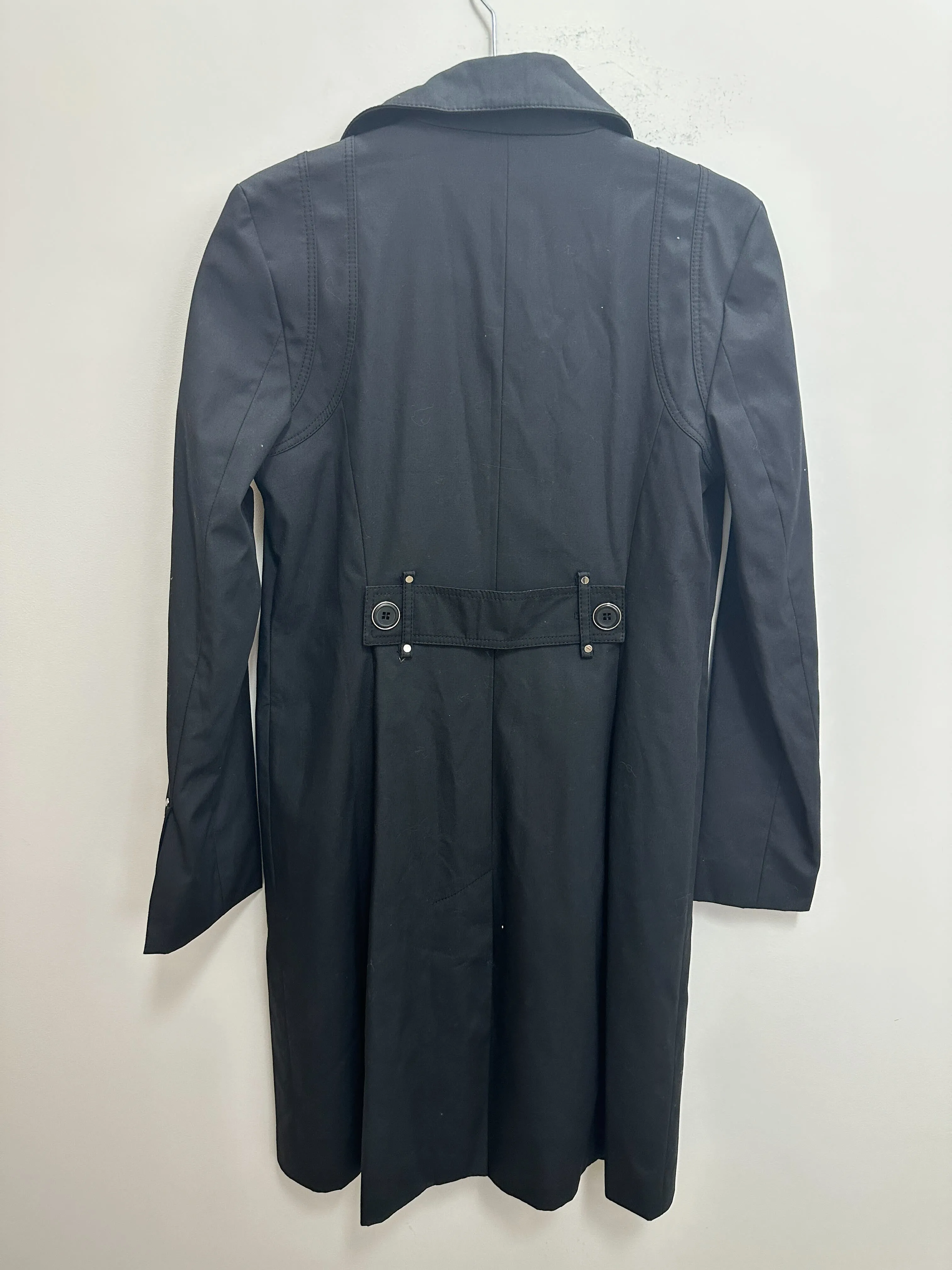Black Midi Coat Dress
