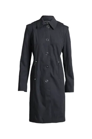 Black Midi Coat Dress