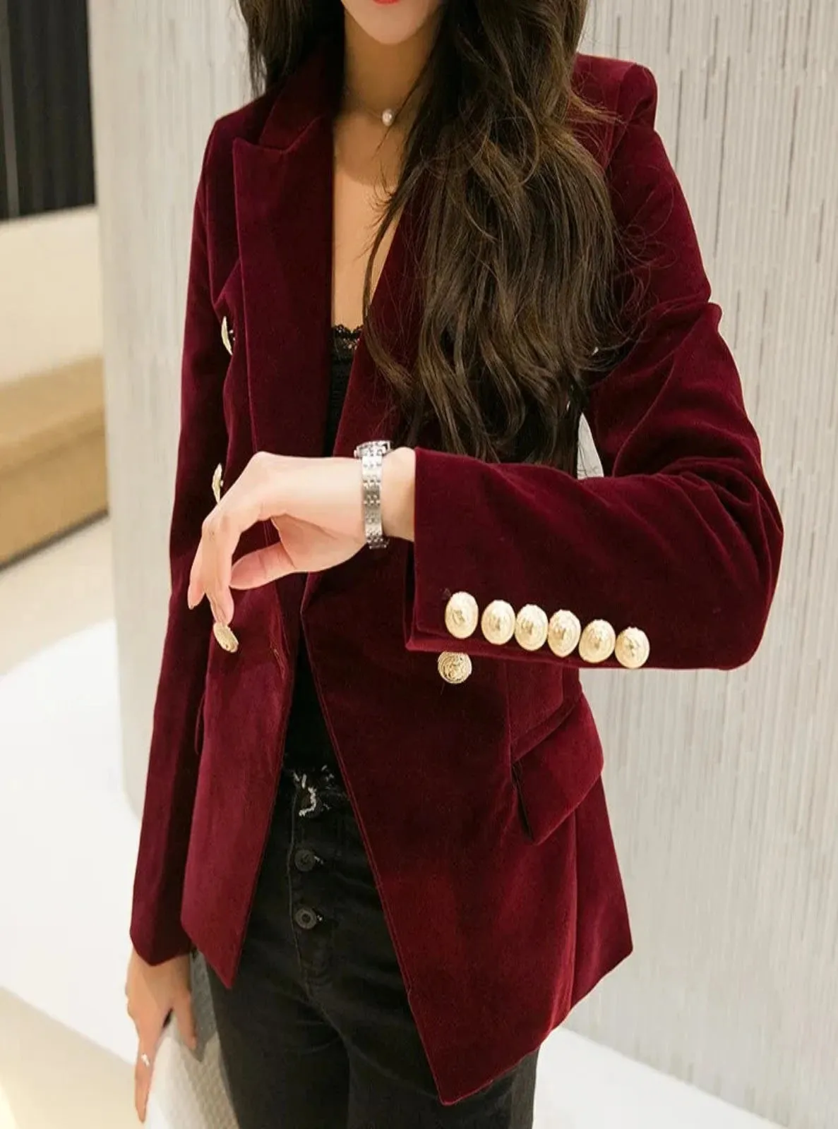Button-detail Jacket