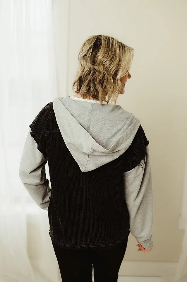 Corduroy Hood Jacket
