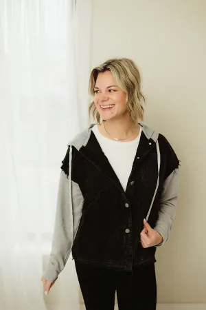Corduroy Hood Jacket