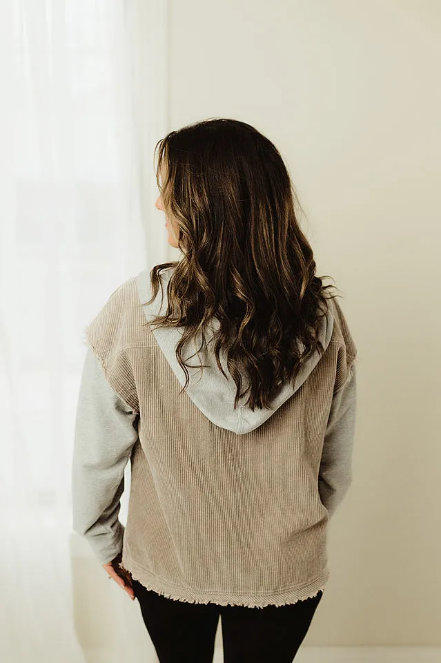Corduroy Hood Jacket