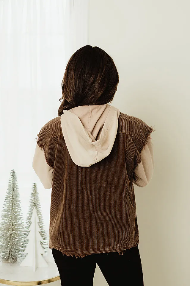 Corduroy Hood Jacket