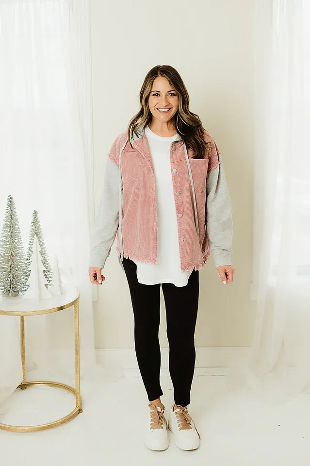 Corduroy Hood Jacket