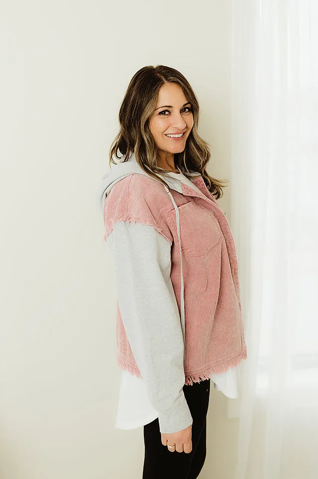 Corduroy Hood Jacket