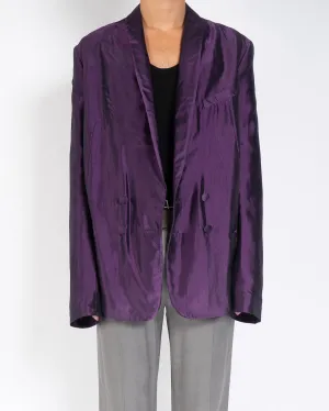 FW16 Purple Silk Blazer 1 of 1  Sample