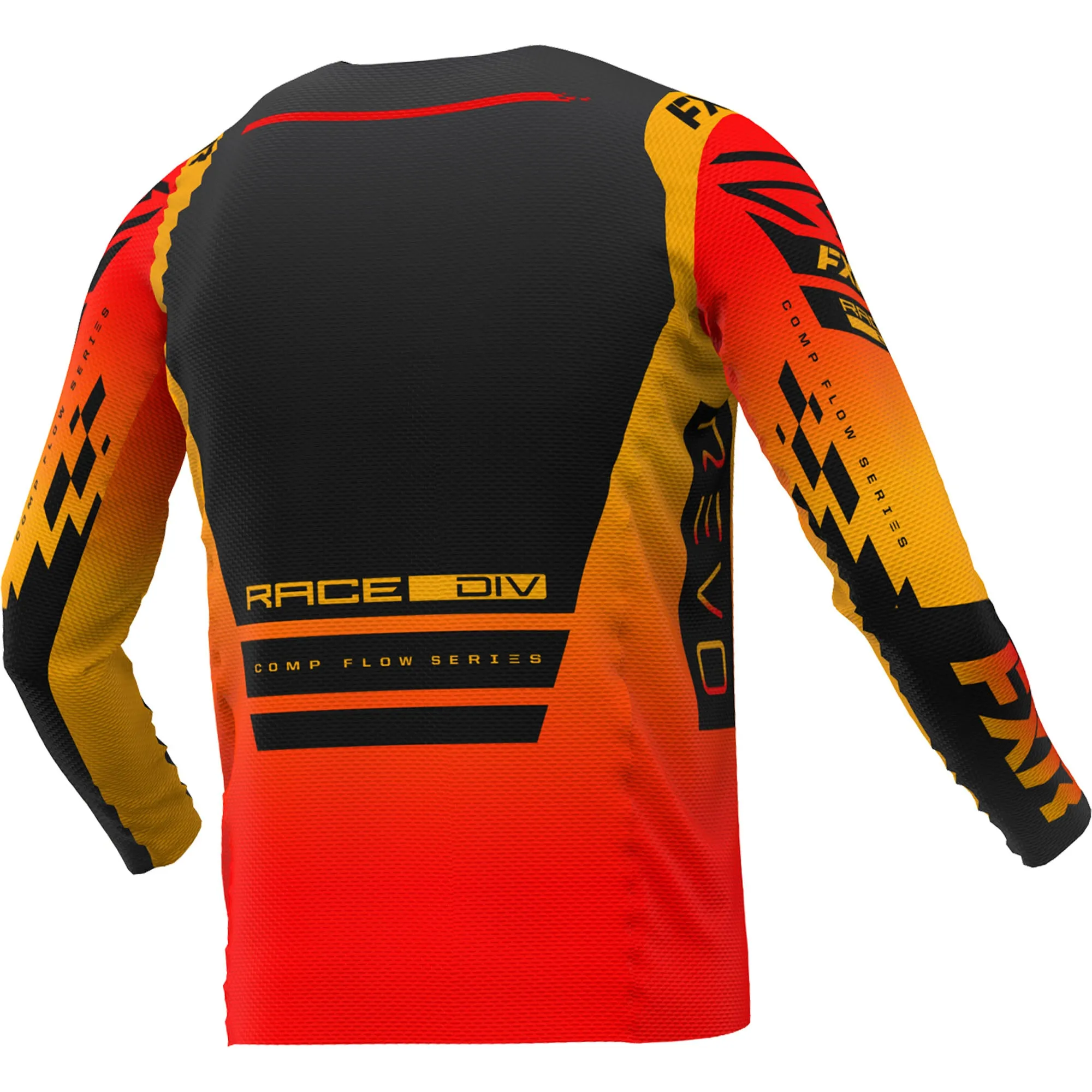 FXR Youth Revo Comp MX Offroad Jersey Tequila Sunrise Orange