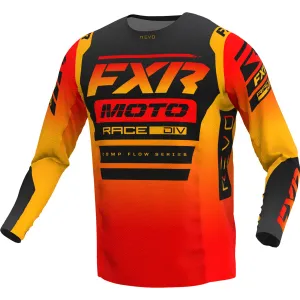 FXR Youth Revo Comp MX Offroad Jersey Tequila Sunrise Orange