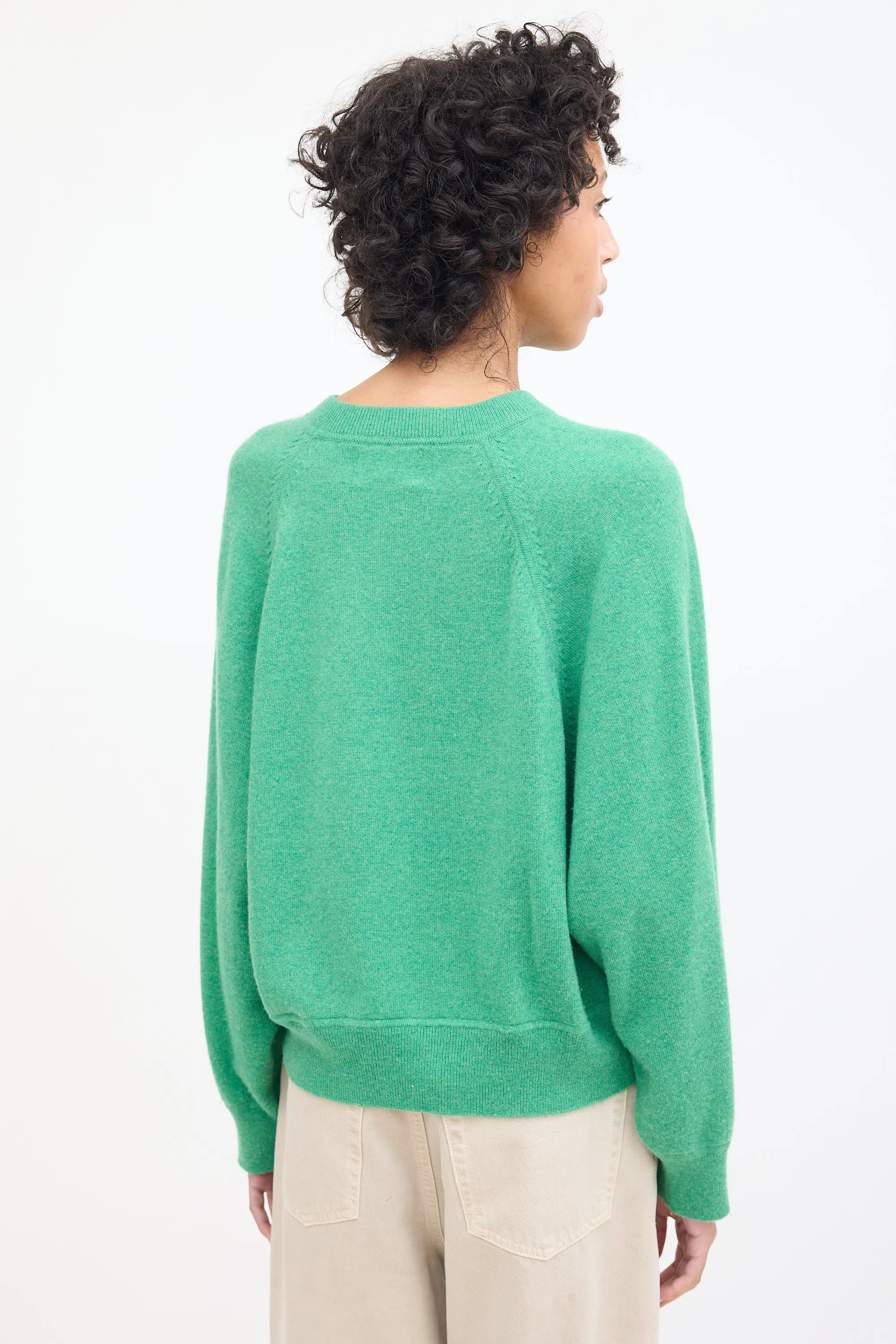 Green Cashmere Pemba Sweater