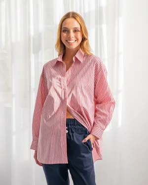 Harlem Oversized Shirt - Pink