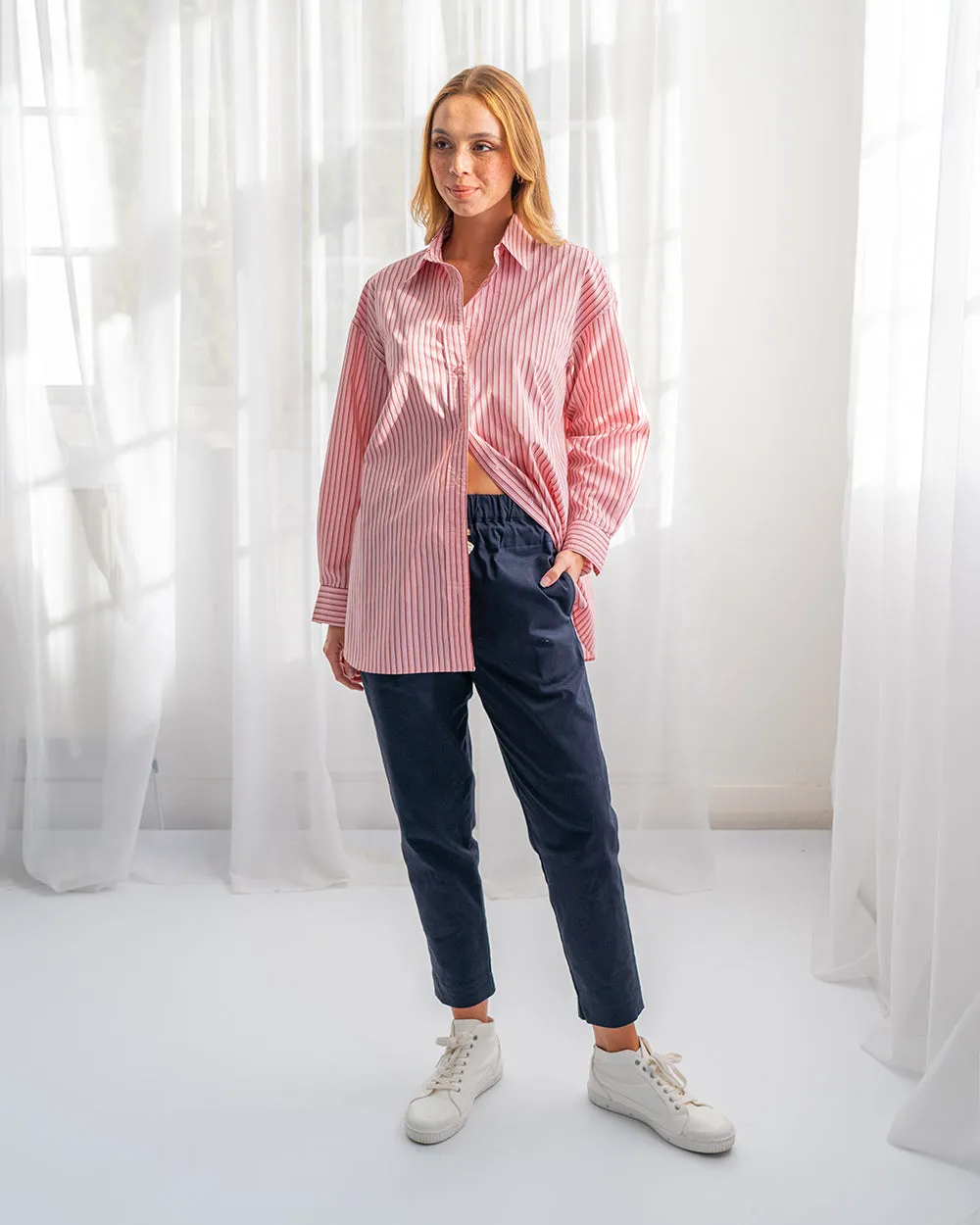 Harlem Oversized Shirt - Pink