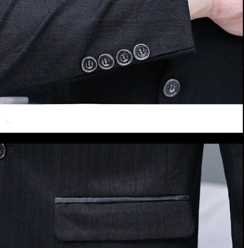 High Quality 5XL Blazer Elegant British Style Slim Simple Business Fashion Casual Interview Party Men's Formal Suit Jacket