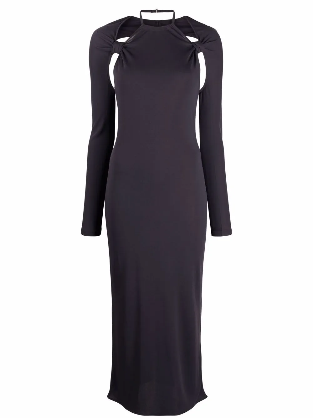 Jacquemus Nodi Cutout Jersey Maxi Dress