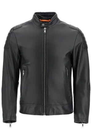 Jomoto Quilted Leather Jacket