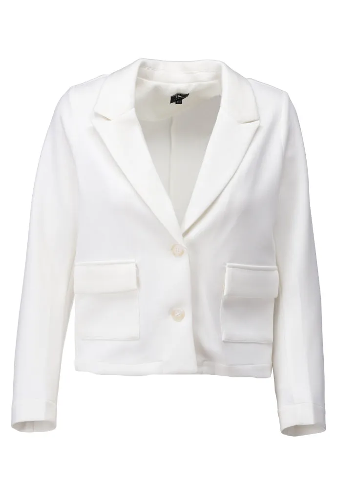 K-design - Blazer met zakjes (A717Ecru)