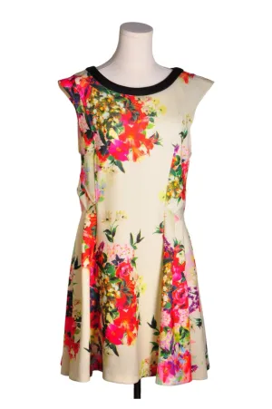 KERSH Women Shift Dresses Regular fit in Beige - L