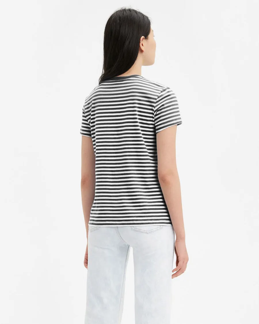 Levi's® Womens Perfect Tee - Raita Stripe / Caviar