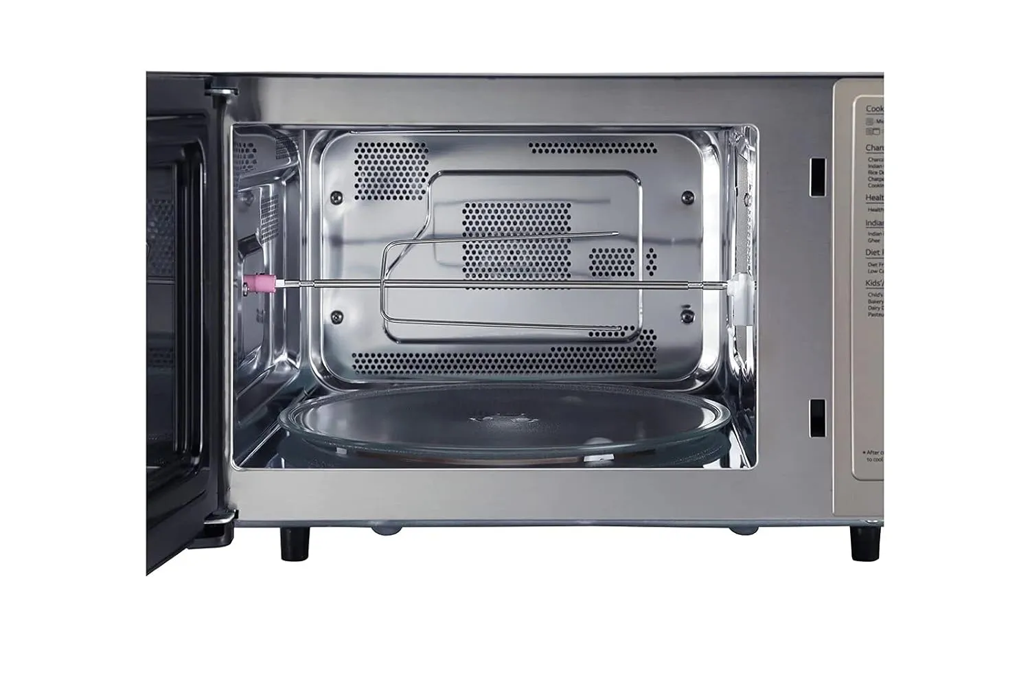 LG MJEN286UH 28 L Charcoal Convection Microwave Oven | All-in-One Cooking | Diet Fry | 360 Motorised Rotisserie | Black