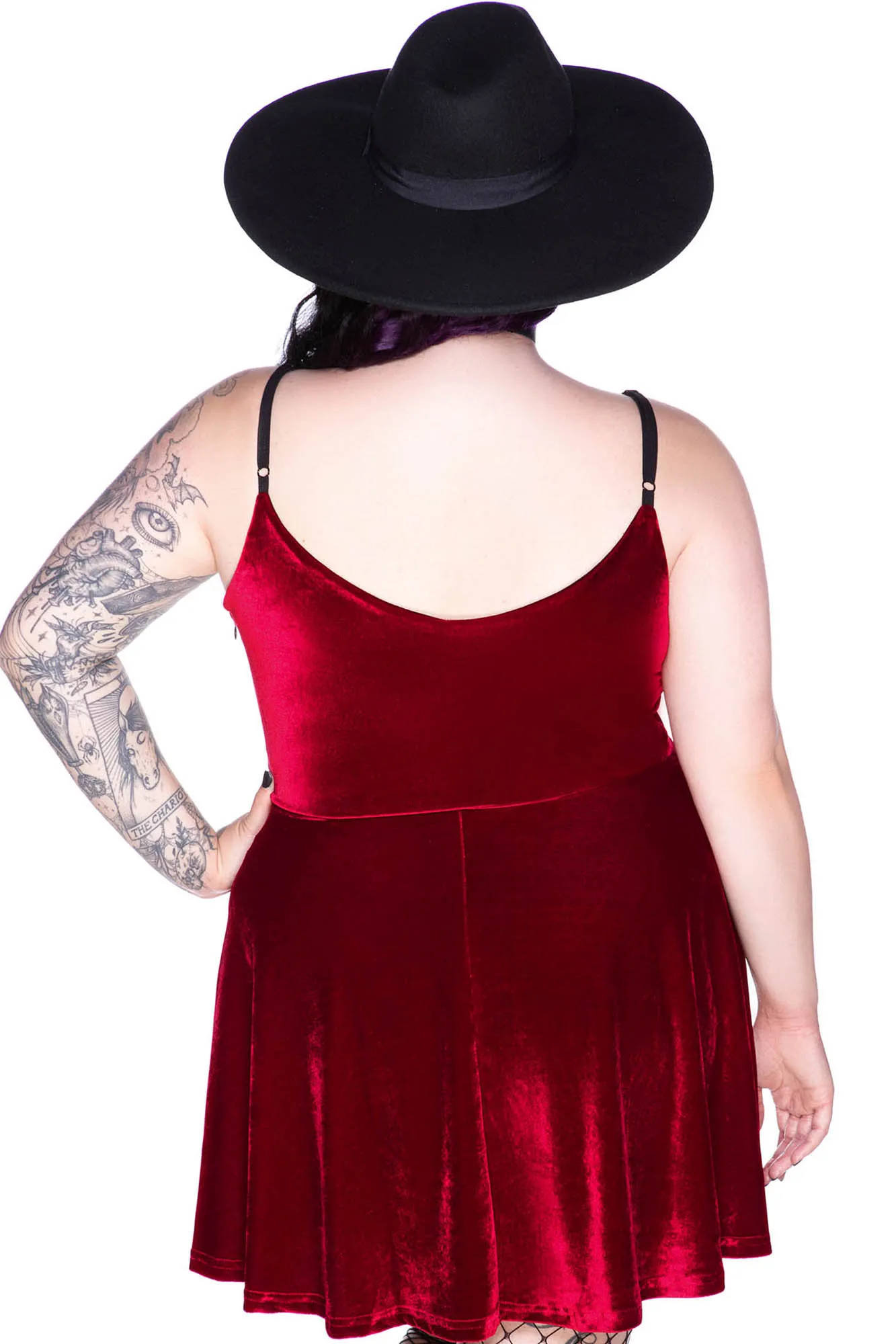 Magica Skater Dress [RUBY] [PLUS]