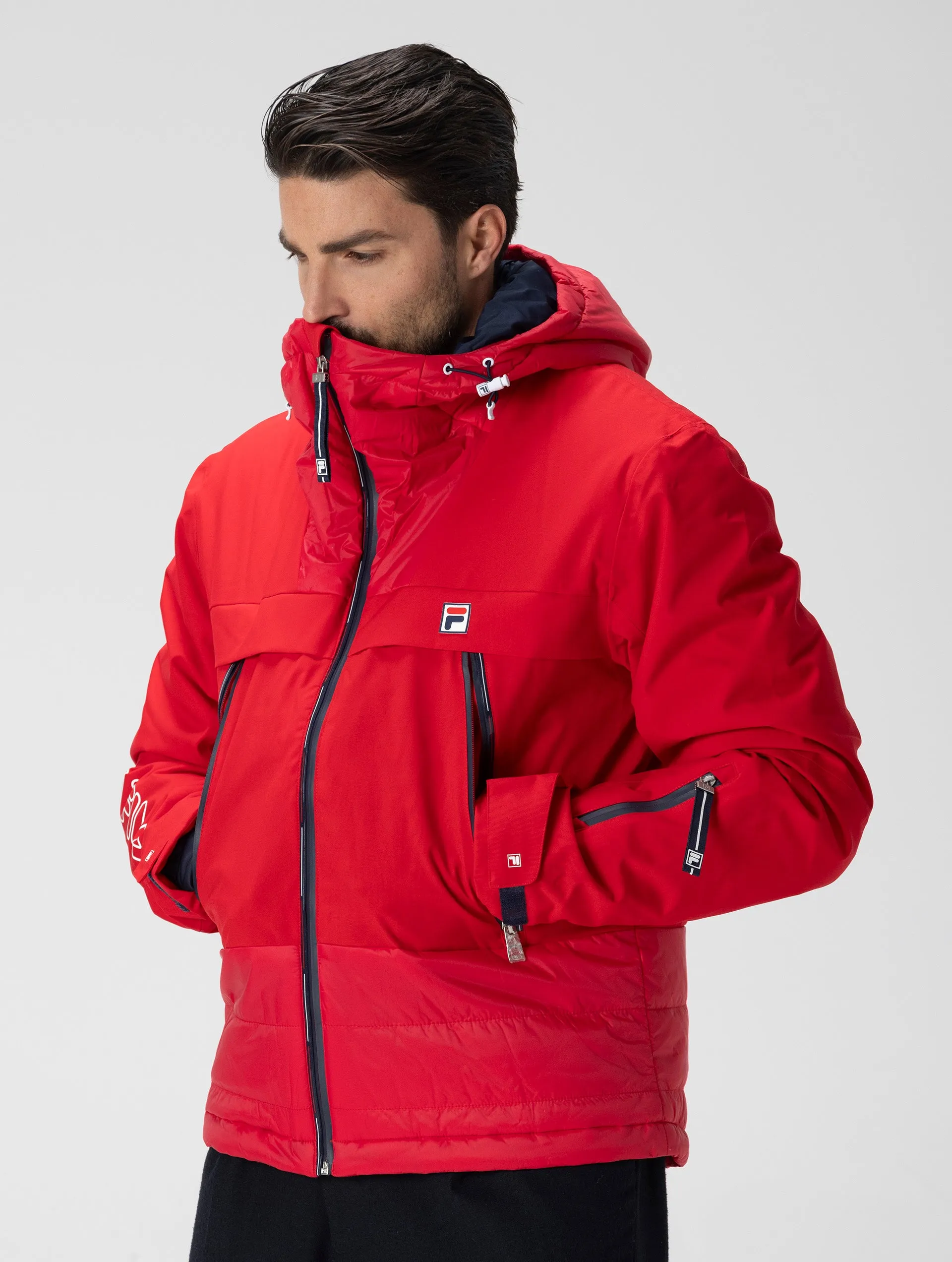MEN SEIKO JACKET IN RED