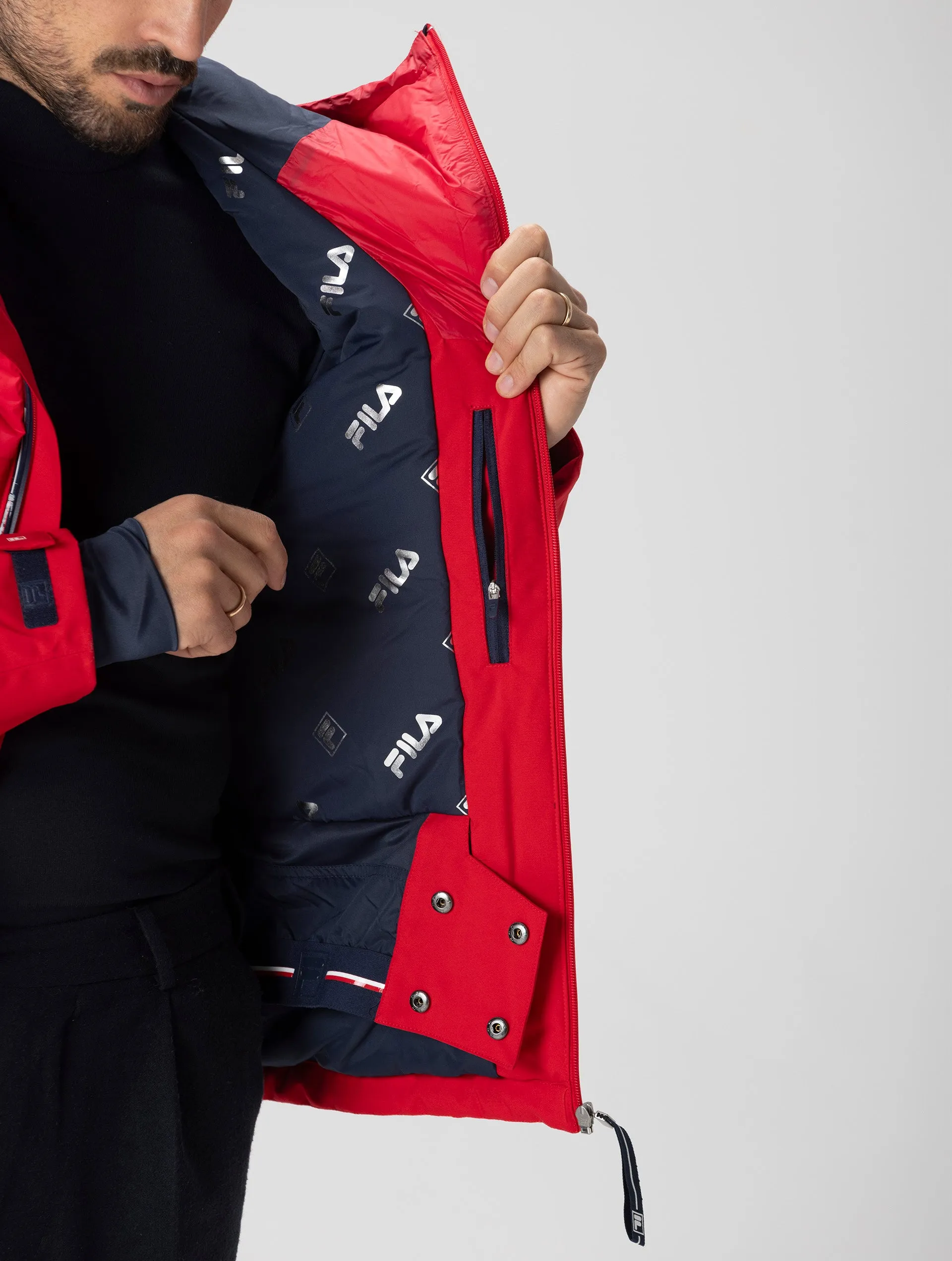 MEN SEIKO JACKET IN RED