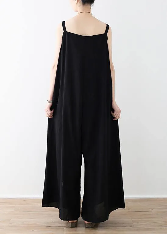 Modern black loose Plus Size Photography jumpsuit pants Summer