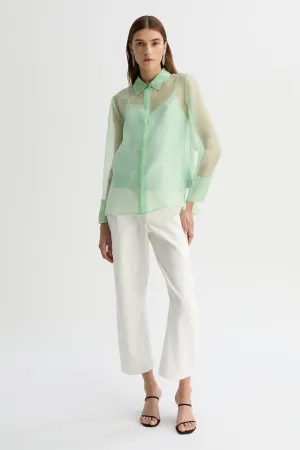 NAOMI SILK ORGANZA SHIRT