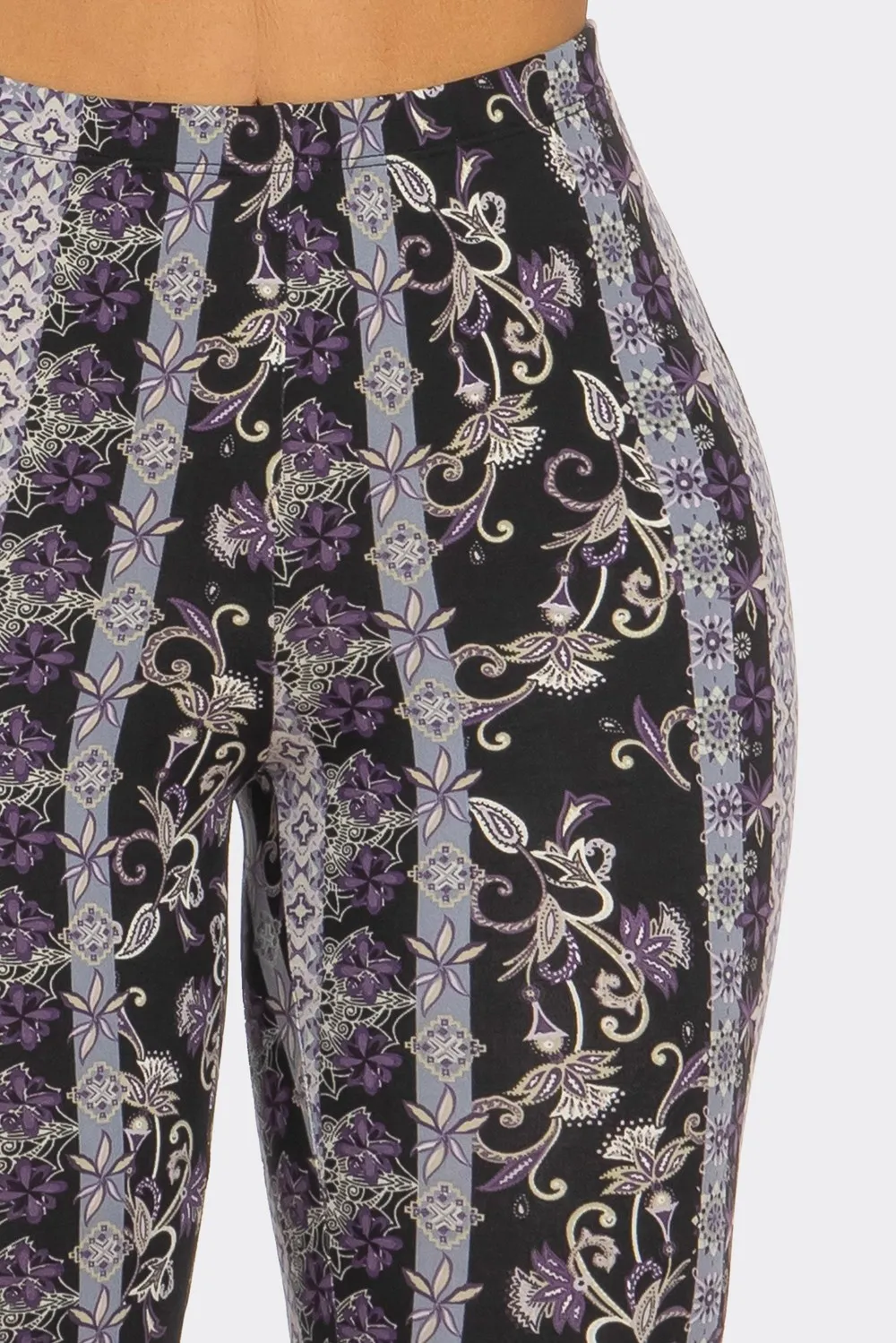 Palazzo Pant - Flared Bandana - Black