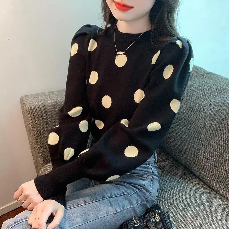 Pankh Aariz Polka Wool Top