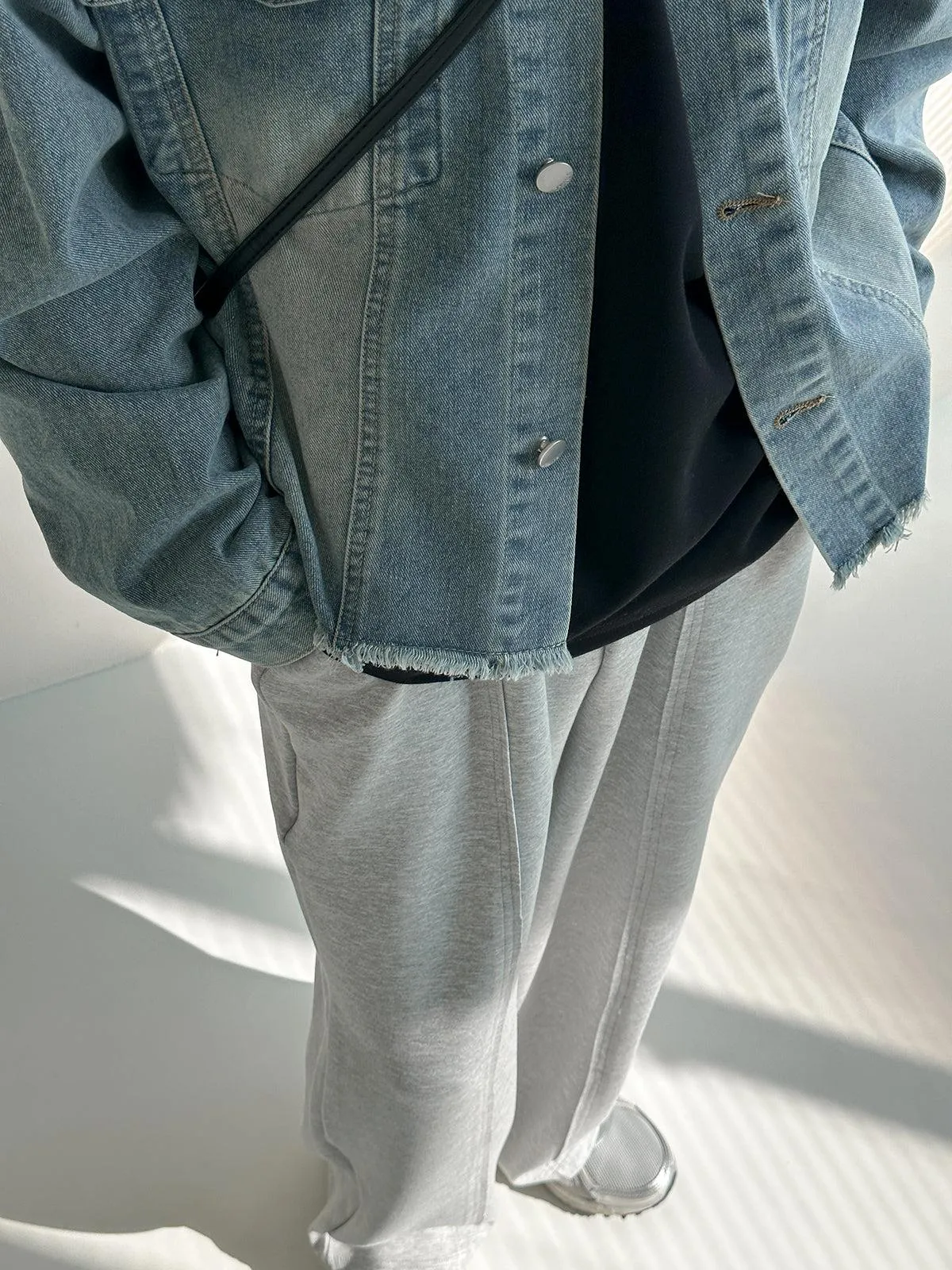 Raw Edge Denim Jacket