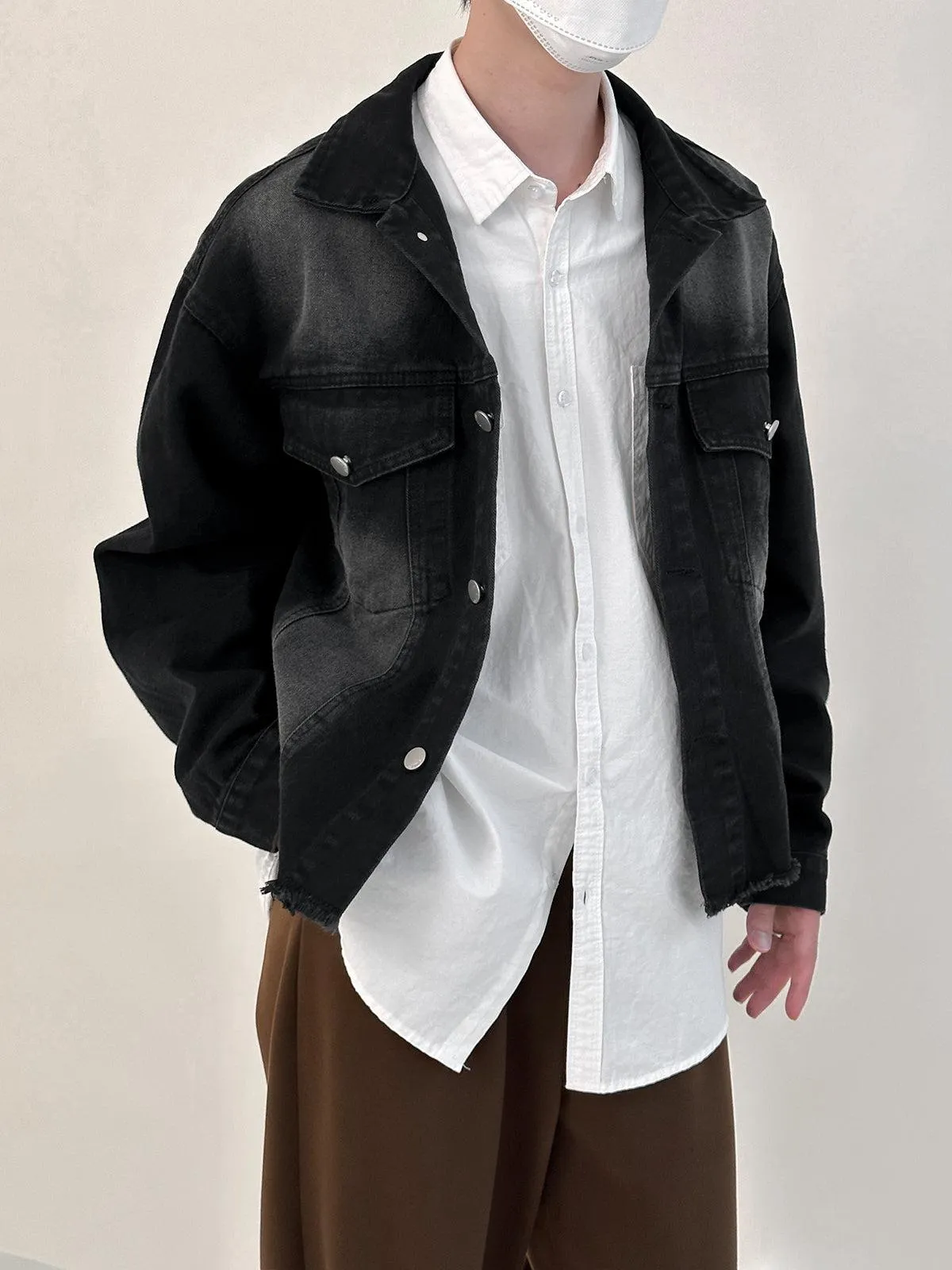 Raw Edge Denim Jacket