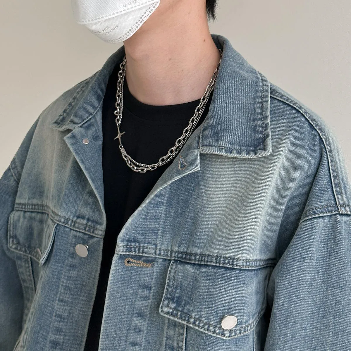 Raw Edge Denim Jacket
