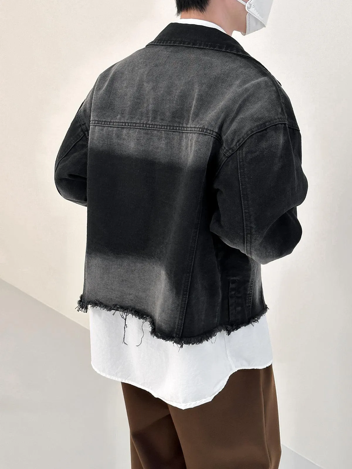 Raw Edge Denim Jacket