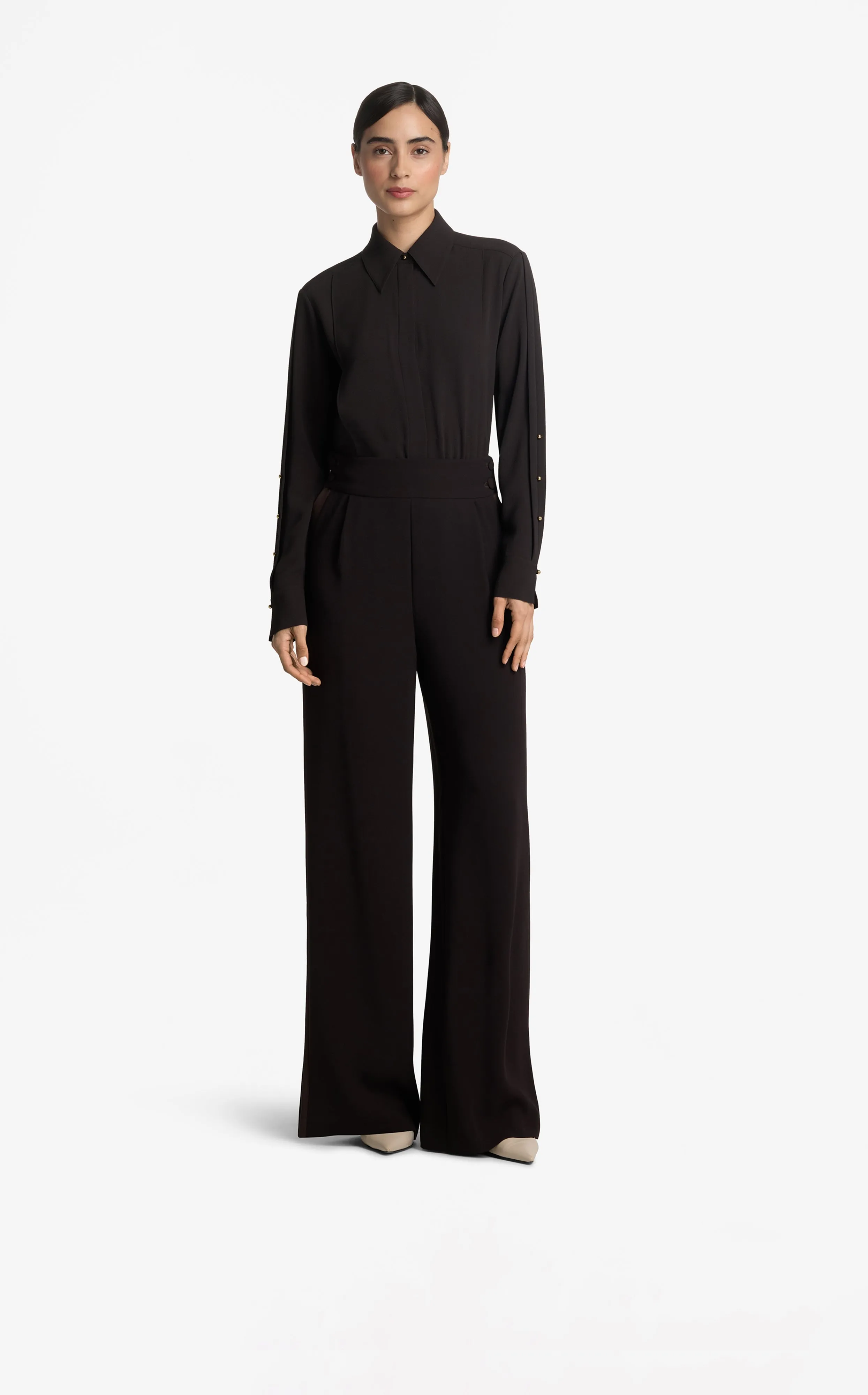 Satin Back Crepe Pant