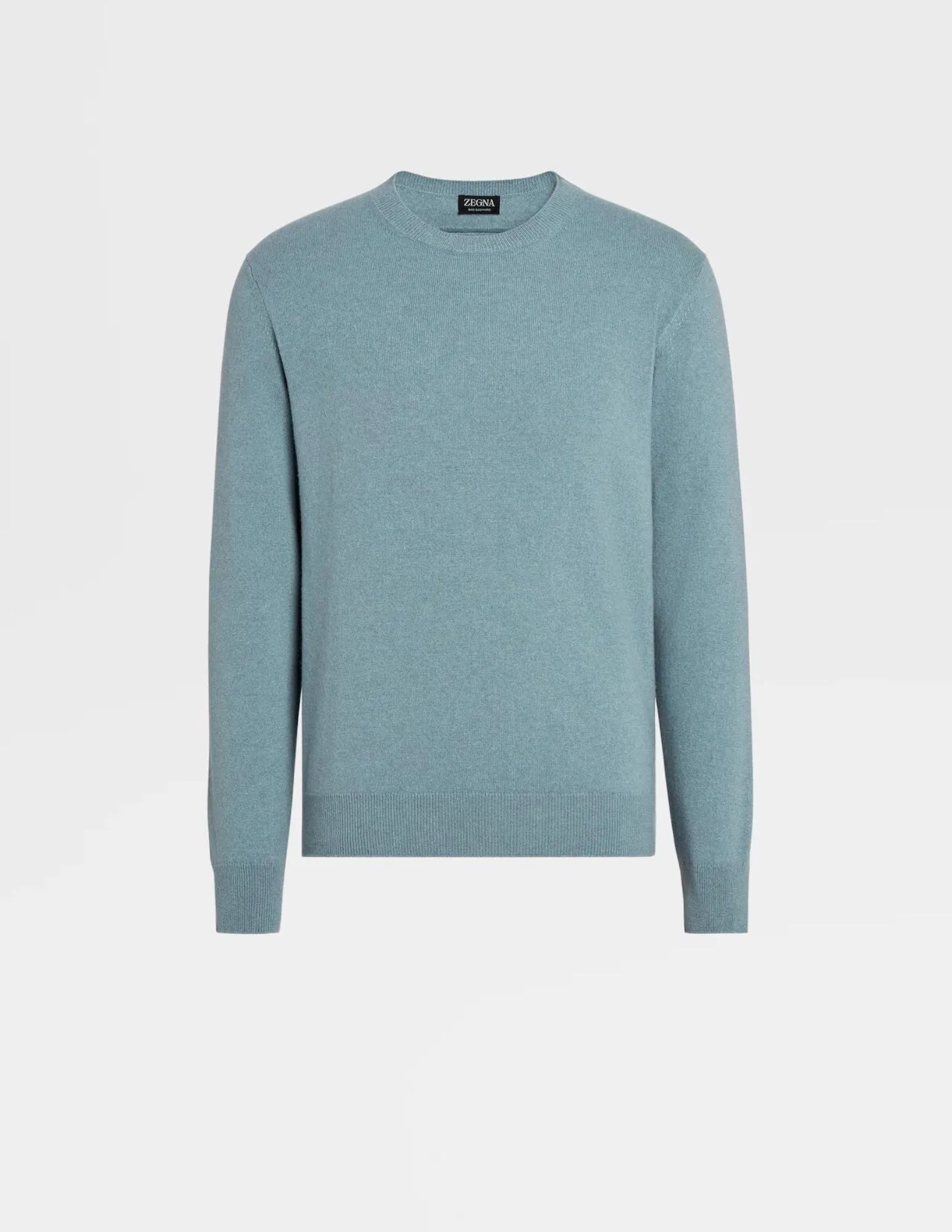 Sky Blue Cashseta Crewneck