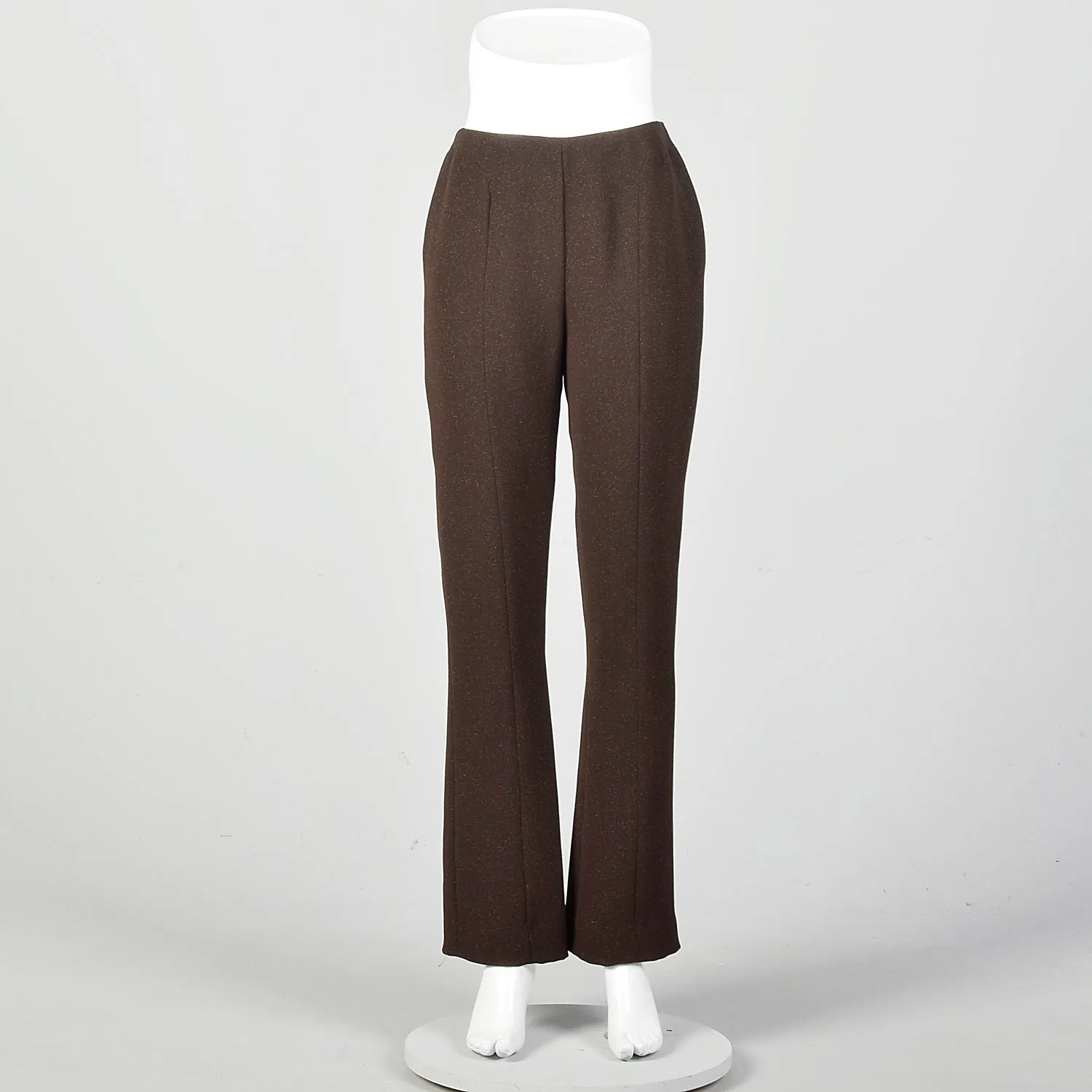 Small Juliana Collezione Brown Bootcut Pants