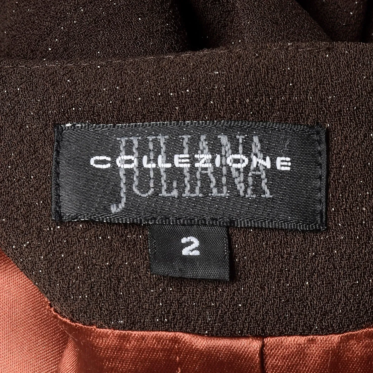 Small Juliana Collezione Brown Bootcut Pants