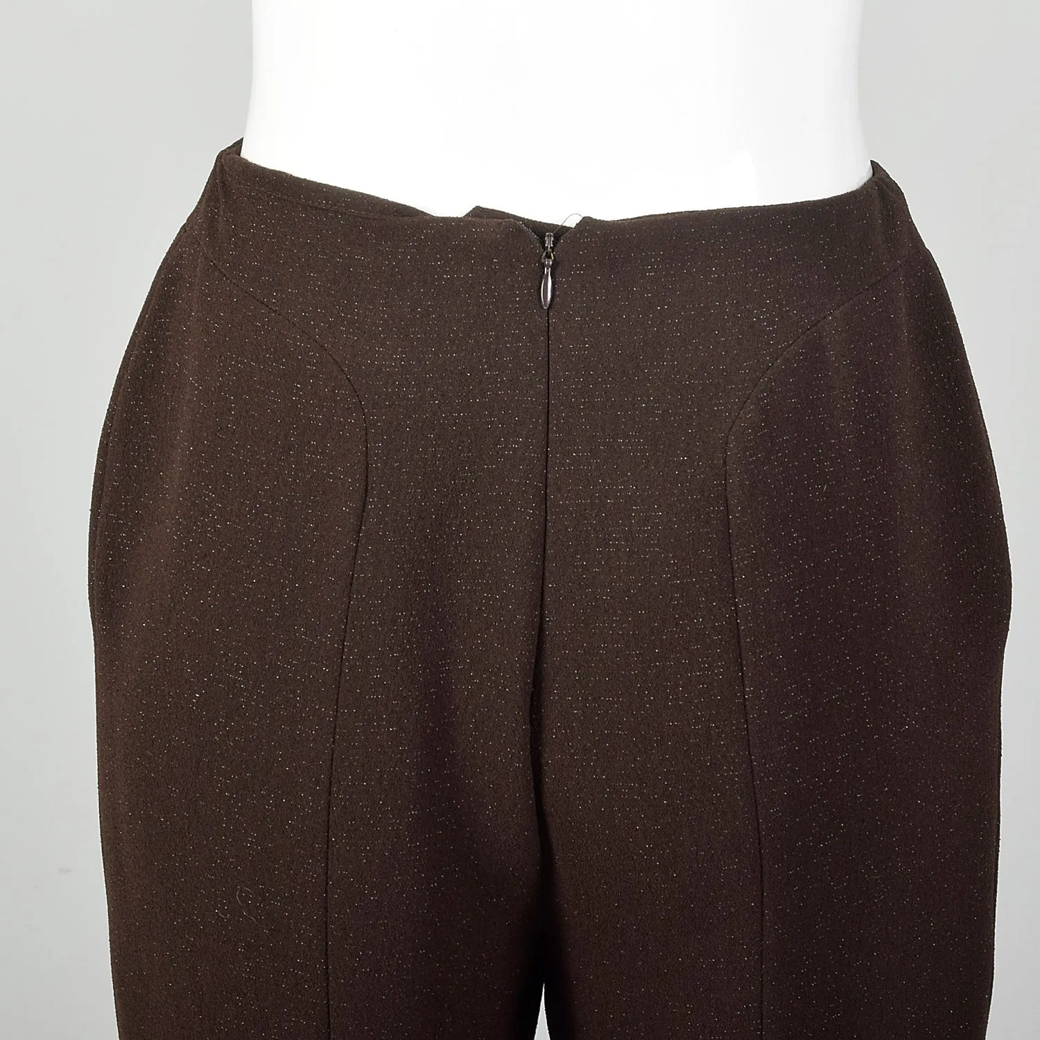 Small Juliana Collezione Brown Bootcut Pants