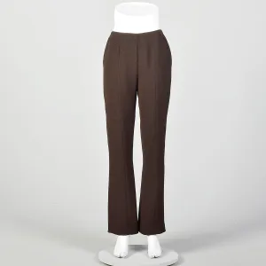 Small Juliana Collezione Brown Bootcut Pants