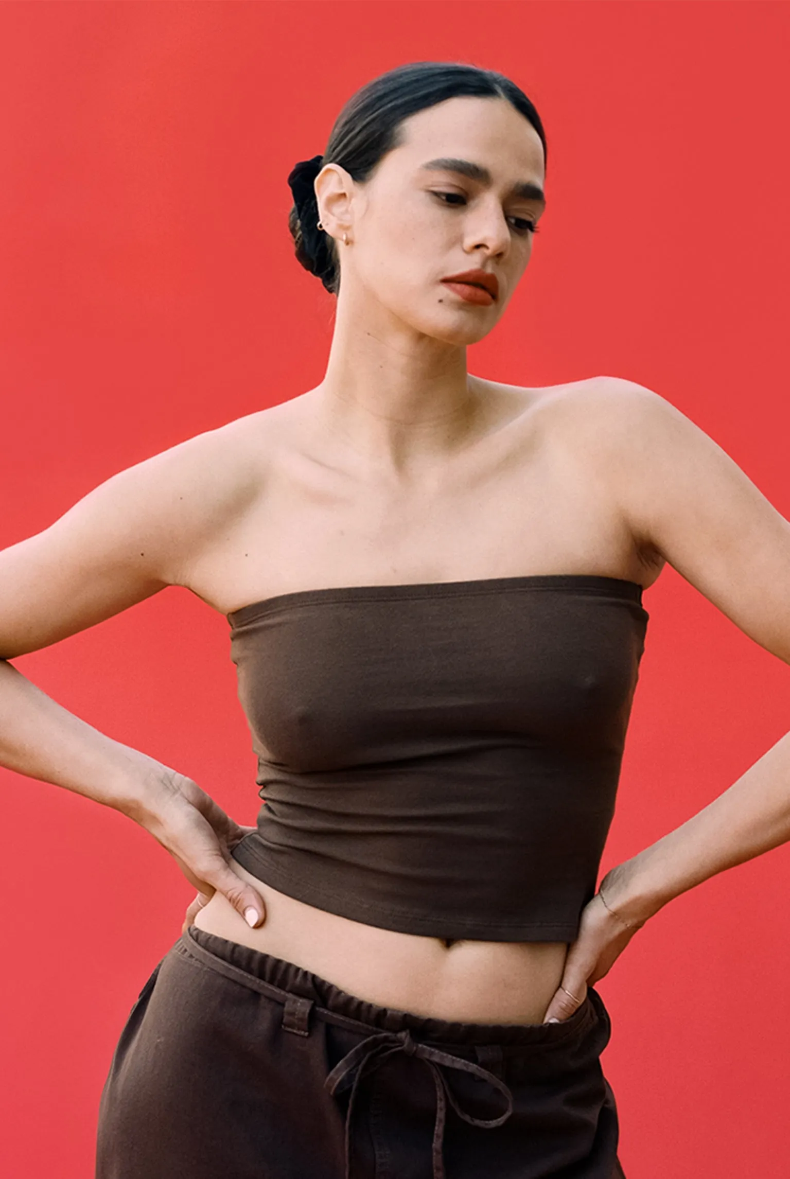 The Tube Convertible Top - Chocolate