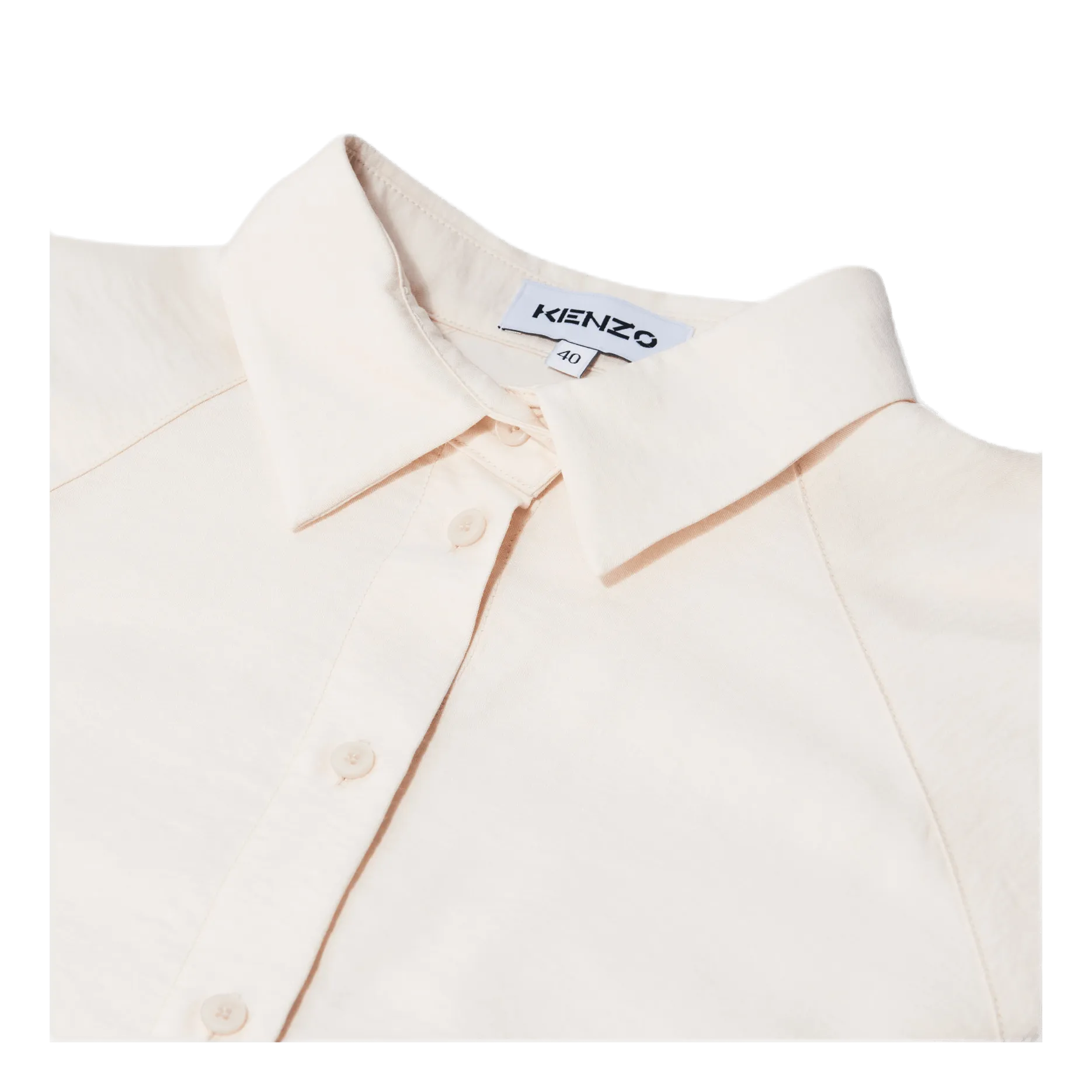 Trench Coat-style Shirt White