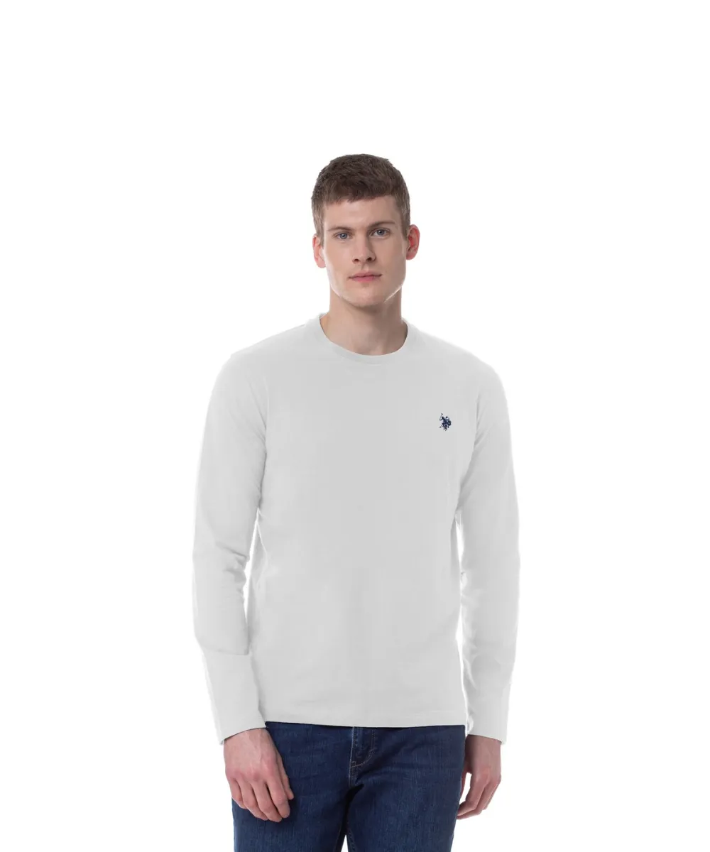 US POLO ASSN. MEN LONG SLEEVE T-SHIRT IN BLUE